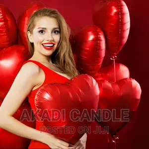 Red Heart Foil Balloon
