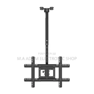 Soiled Ceiling Wall Mount for 32” to 75” Tvs(Black) 