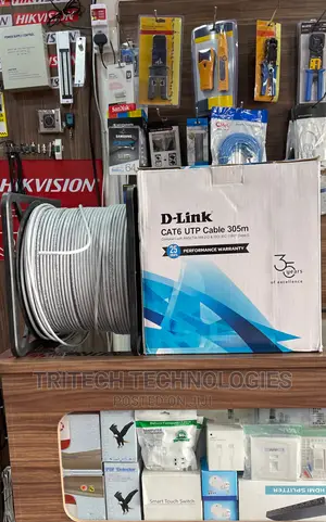 D-Link Cat-6 Utp Cable Roll 305 Meter - Networking Cable