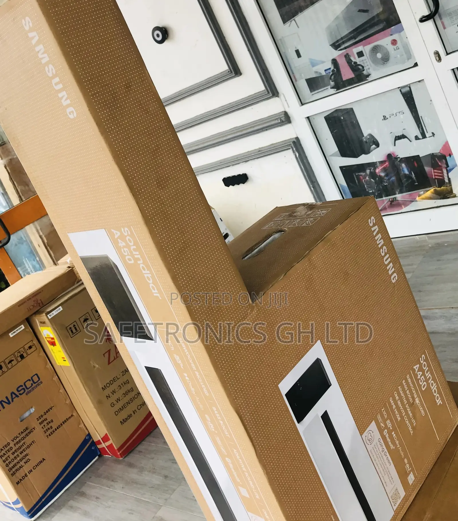 Bluetooth Black Soundbar Samsung Wireless HW-A450 