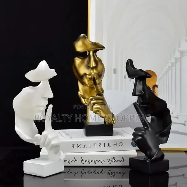 Silence Is Golden Figurine Ornaments