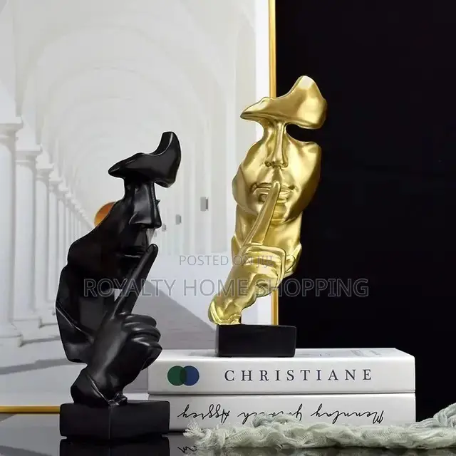 Silence Is Golden Figurine Ornaments