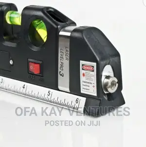 8ft+ Multi Purpose Laser Level, Adjusted Standard Metric Rul