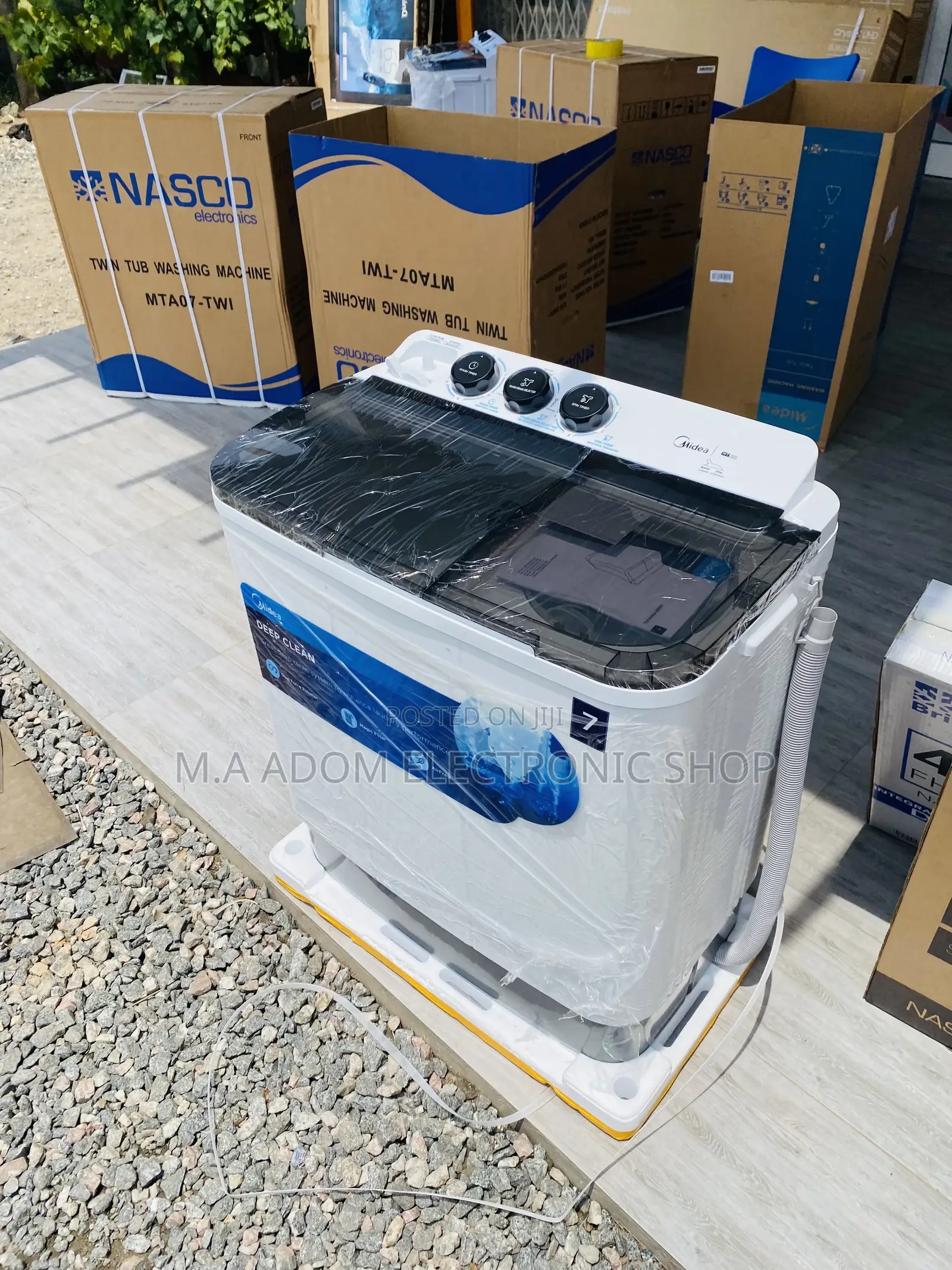 Energy Sufficient Midea 7kg Top Load Washing Machine(White).