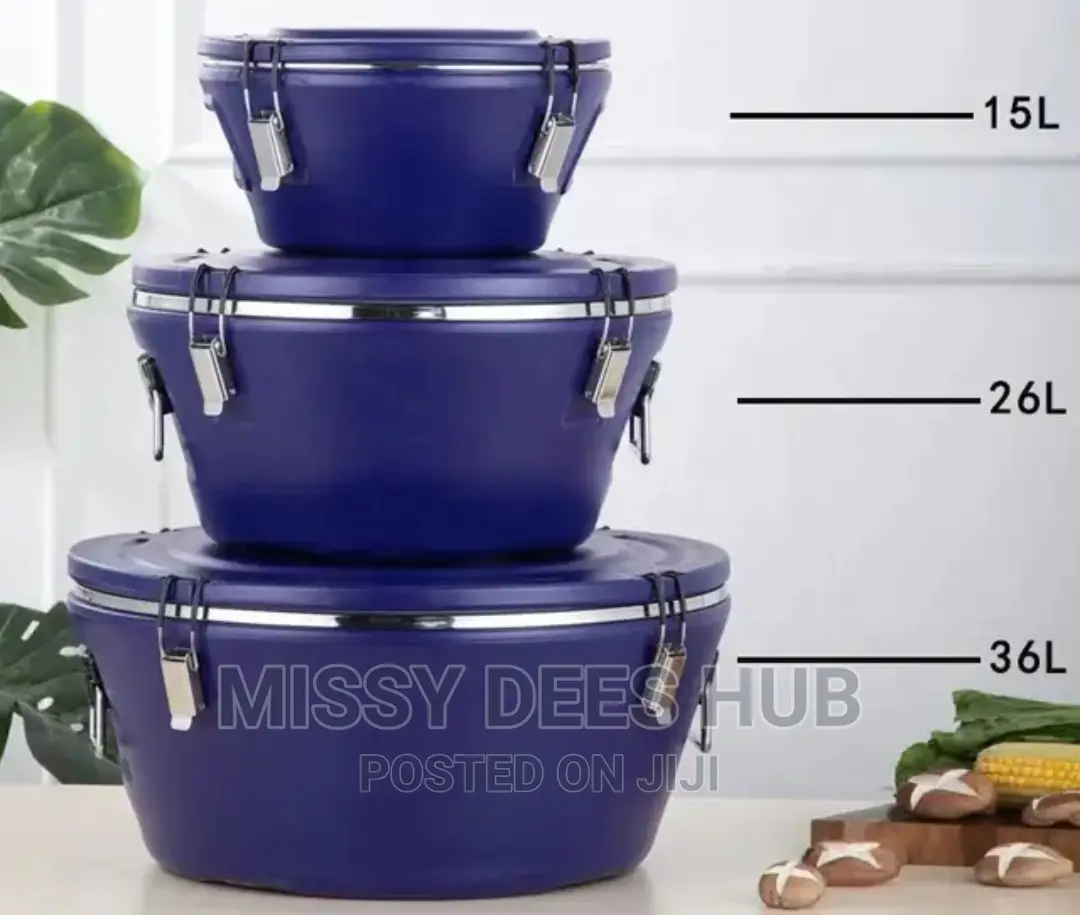 3pcs Large Food Storage Containers