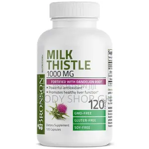 Milk Thistle - 1000mg ( Silymarin + Dandelion)- Liver Health
