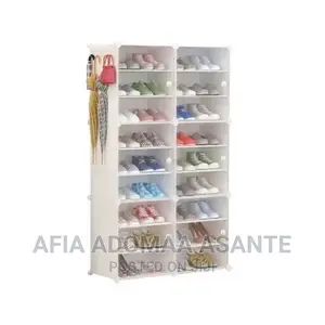 9*9, 18 Space Plastic Shoe Rack