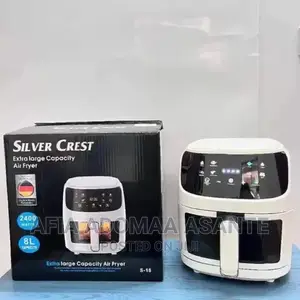 Digital 8 Litres Silver Crest Air Fryer