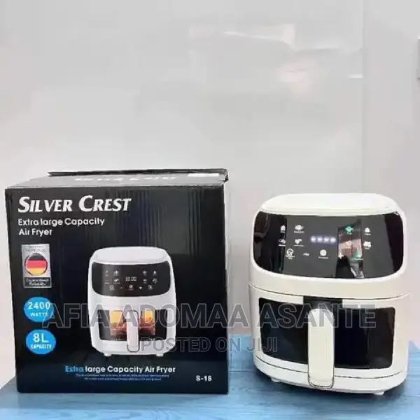 Digital 8 Litres Silver Crest Air Fryer