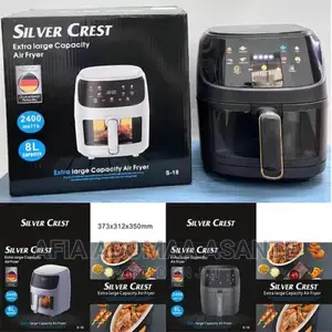 Digital 8 Litres Silver Crest Air Fryer