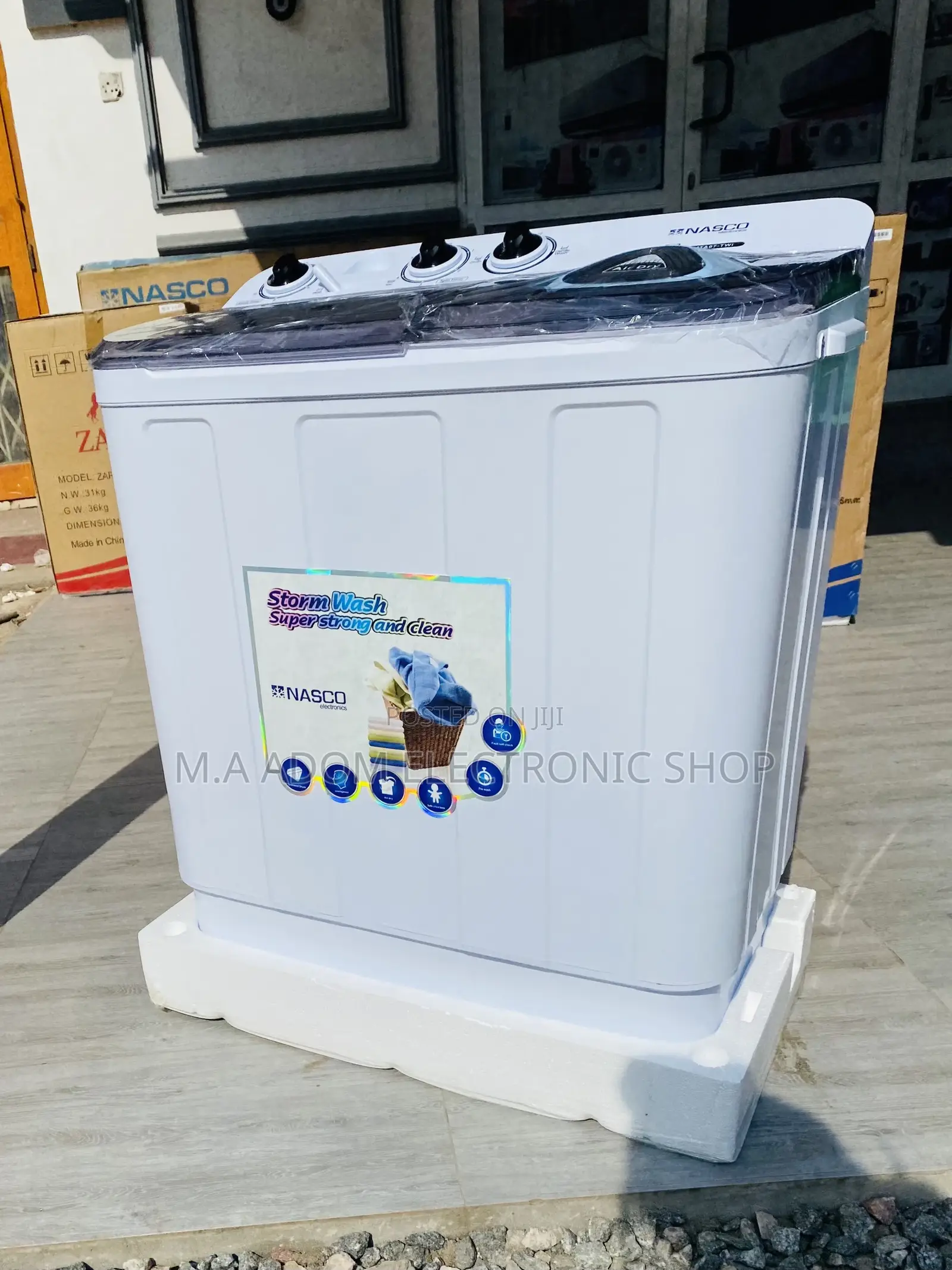 Effective and Reliable Nasco 7kg Automatic Washing Machine 