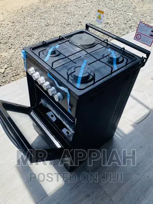 Convenient Volcano 3 + 1 Electric Cooker(Black)With Oven