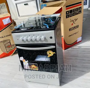 2 Electric + 2 Gas Volcano Gas Burner With Oven(Silver)