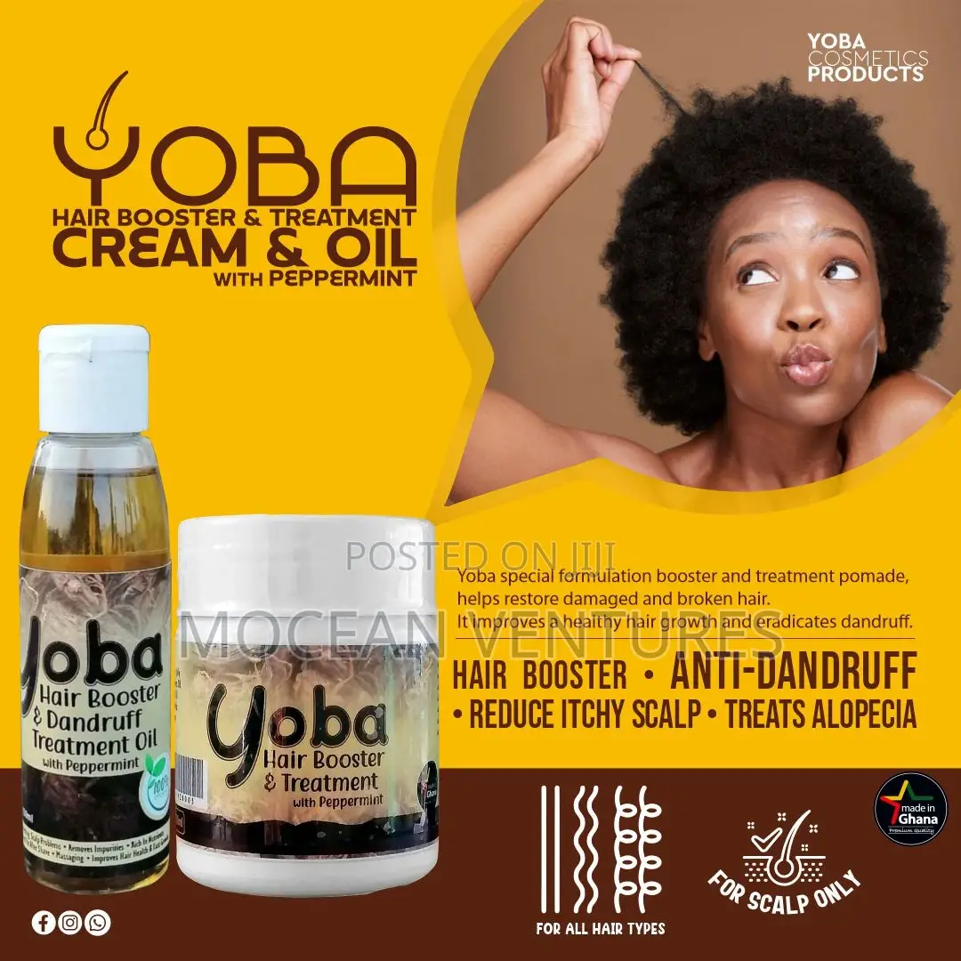 Yoba Hair Booster Treatment Cream Oil