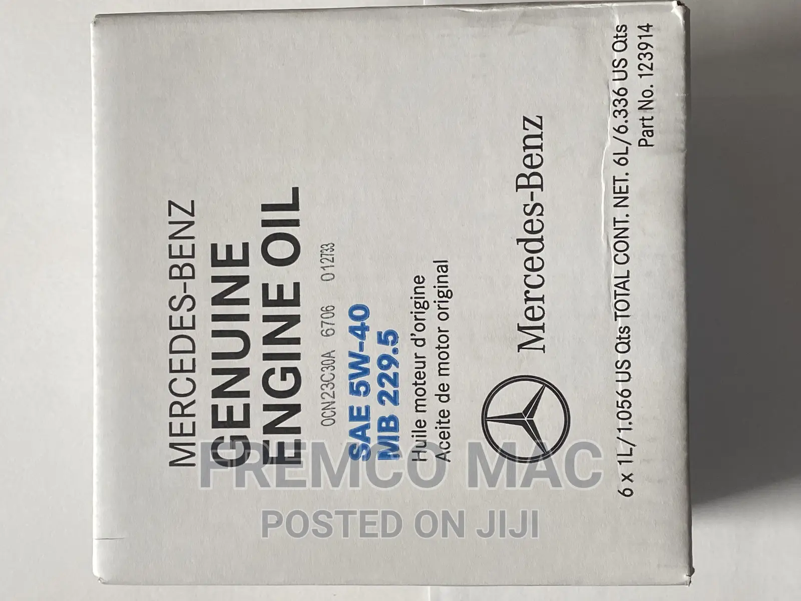 Genuine Mercedes-Benz Engine Oil (5w-40) 1L
