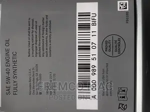 Genuine Mercedes-Benz Engine Oil (5w-40) 1L