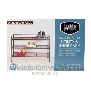 Berkley Jensen Heavy Duty 3-tier Utility And Shoe Rack