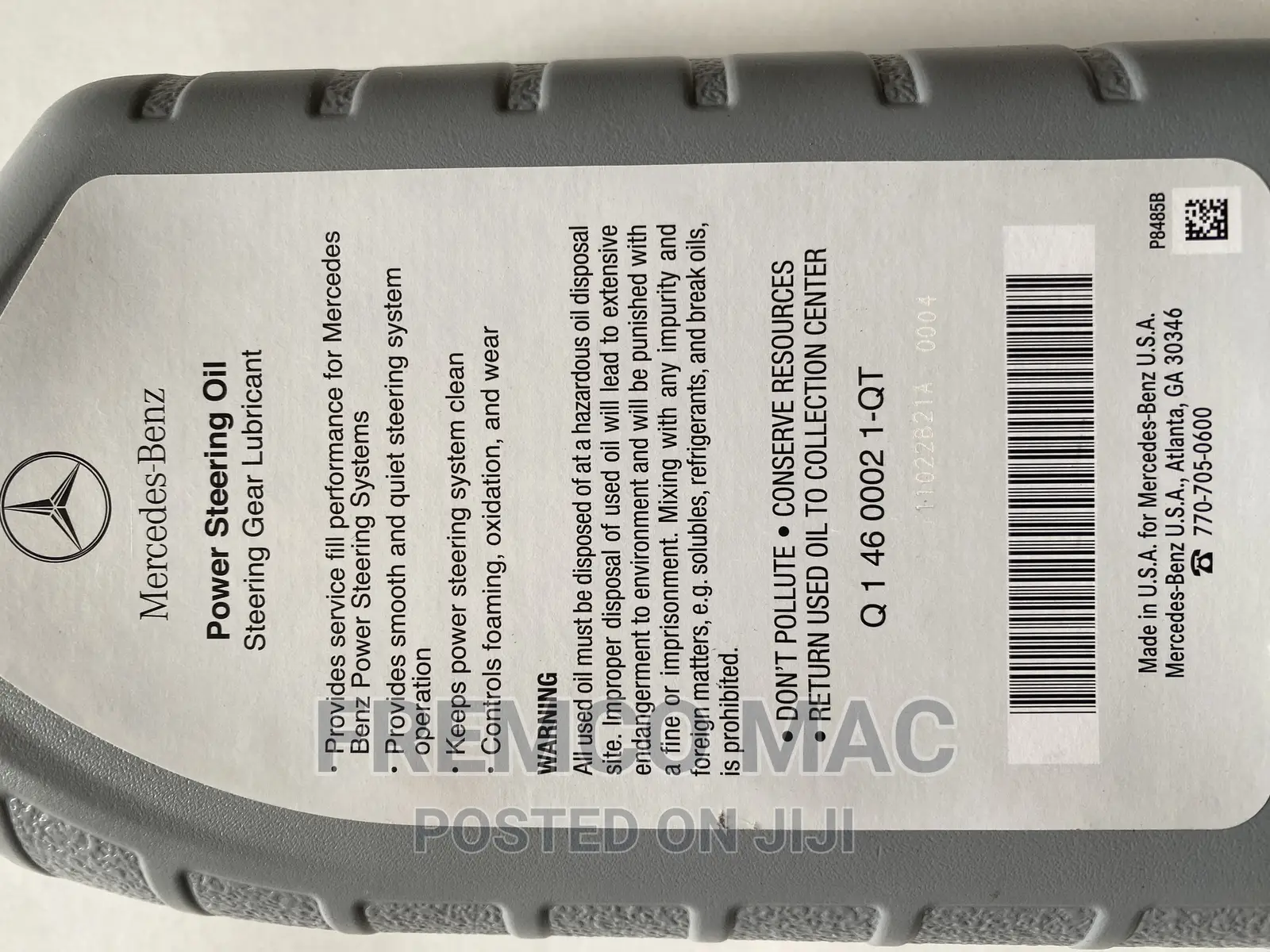 Genuine Mercedes-Benz Power Steering Oil
