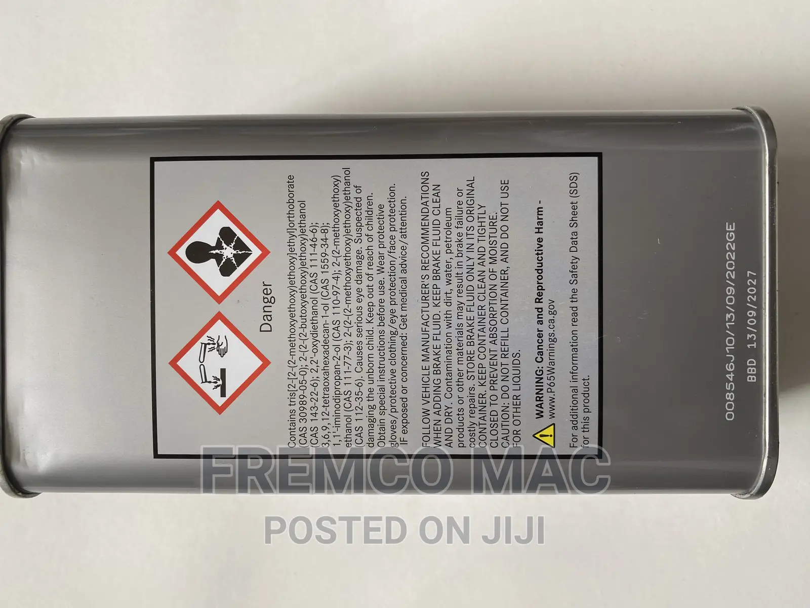 Genuine Mercedes-Benz Brake Fluid MB 331.0 DOT4 PLUS