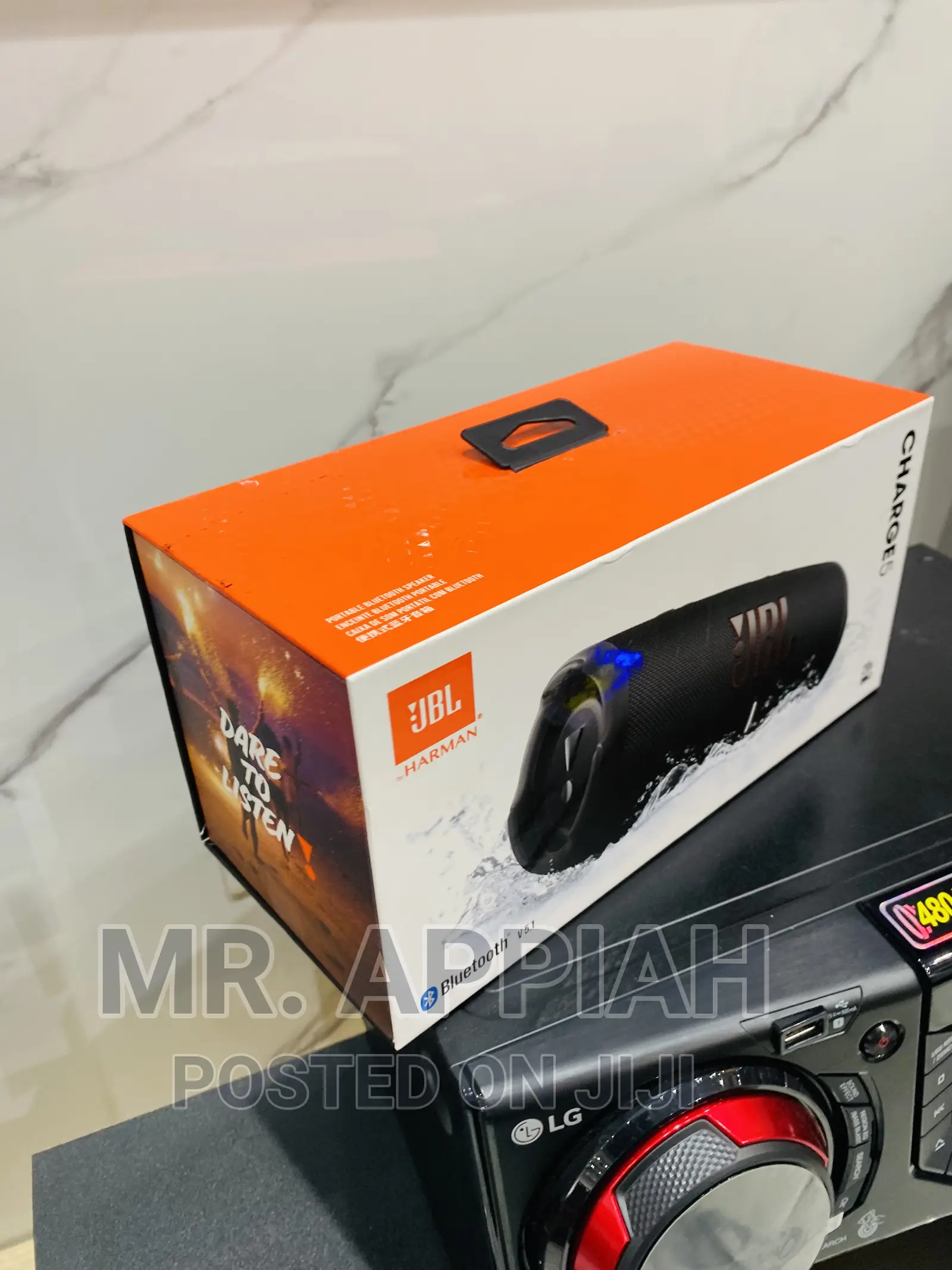 Unleash the Sound With JBL Charge 5 Portable Speaker(Black)
