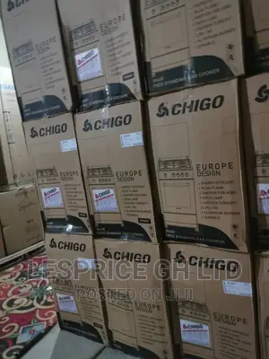 Chigo 50x50 4br Gas Cooker//Inbuilt Lamp