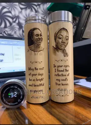 Customize Bamboo Flask And Bamboo Book With Pen