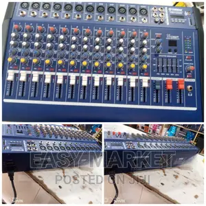 12 Channels Mixer With Amplifier Inside