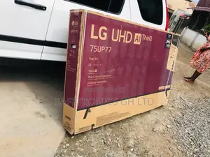 Best 75 Inches LED Glossy UHD Crystal UP77 Lg Smart Tv. 