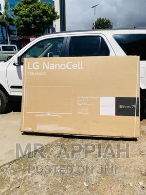 Sealed in Box  LG 75 Inch Nanocell HD Smart Tv 75NANO81.
