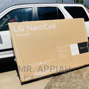 Original LG 75NANO81 75 Inch Ultra HD Smart Tv(Black) 