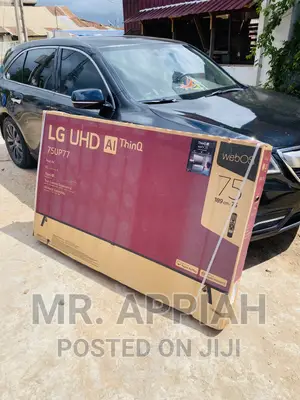Elegant Black LG 75up7760 75inch Uhd Real LED Tv(Black).
