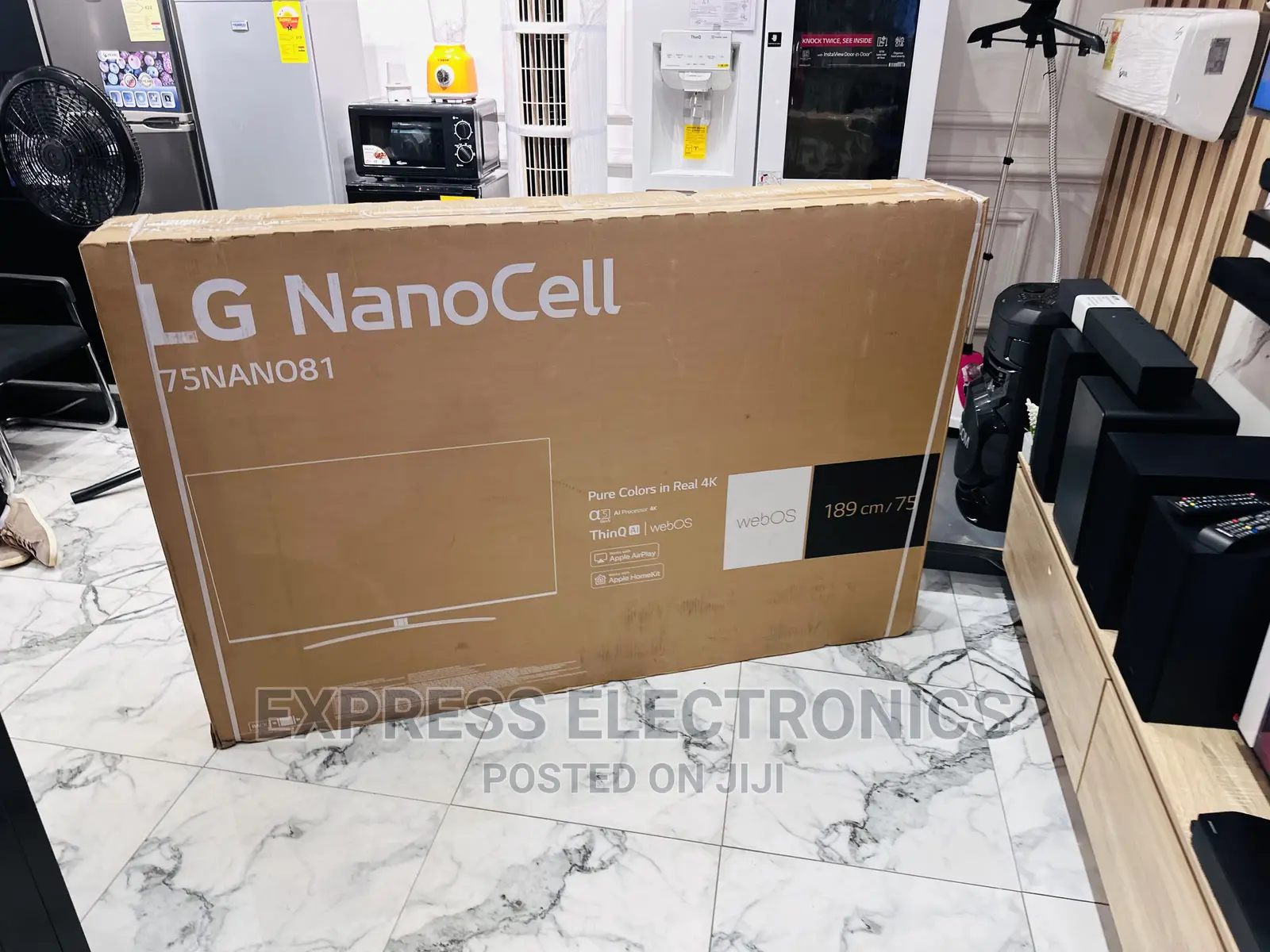 Sleek Slim UHD 75”Nano81 Lg Smart Tv