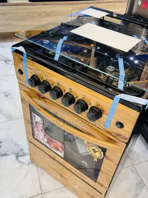  Volcano 50x50 Light Wooden Oven With Grill 4 Gas Cooker