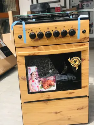 Grab 50x50 4 Gas Burner Oven With Grill Volcano Light Wooden