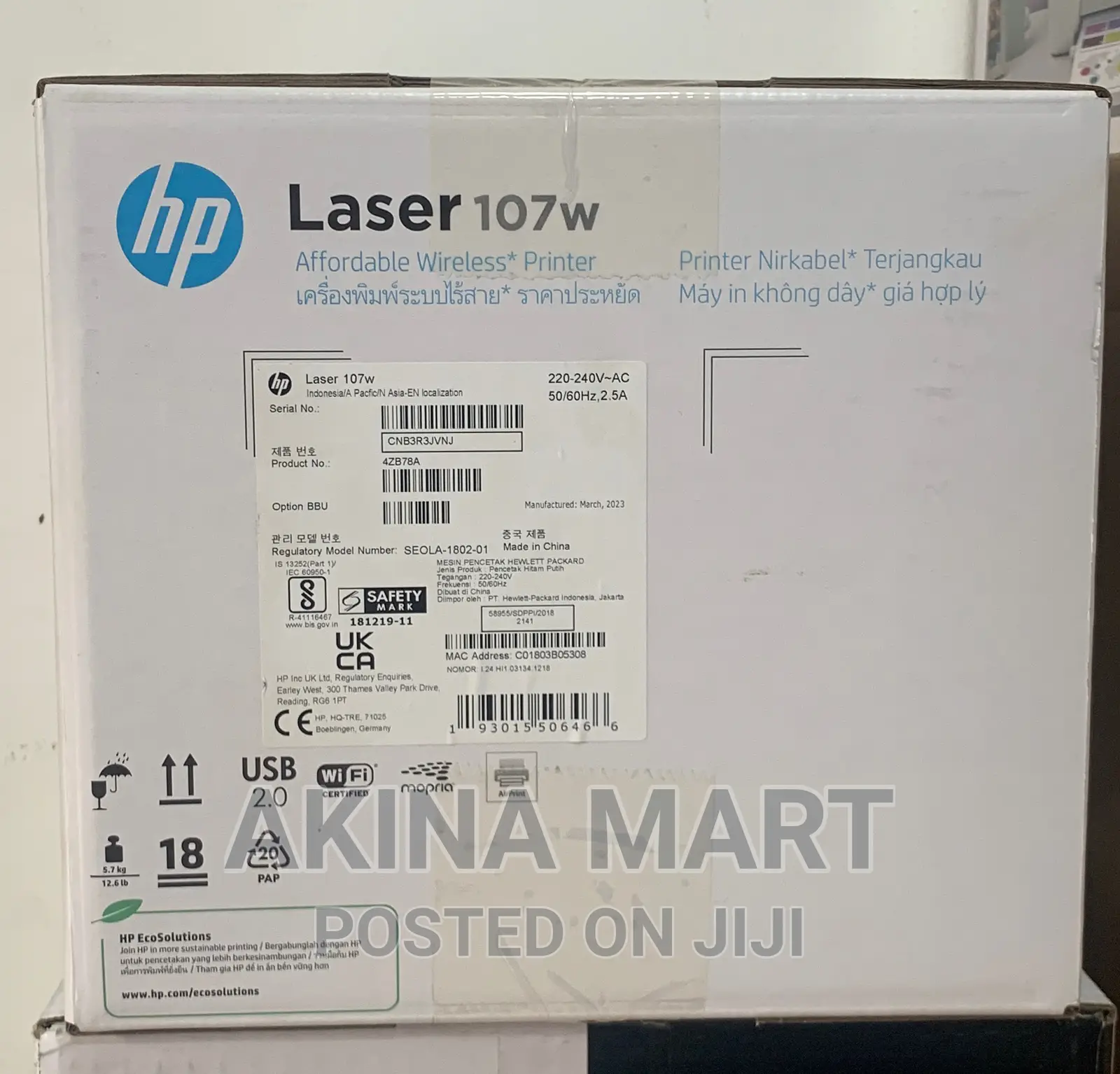 Hp Laser 107a