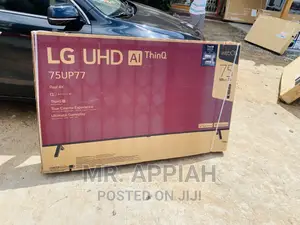 Latest and Durable LG 75” Uhd Real Smart Tv(75up7760)
