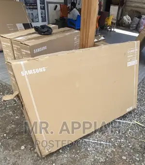 New Samsung 65BU8000 65” Uhd Crystal Smart LED Tv,Black