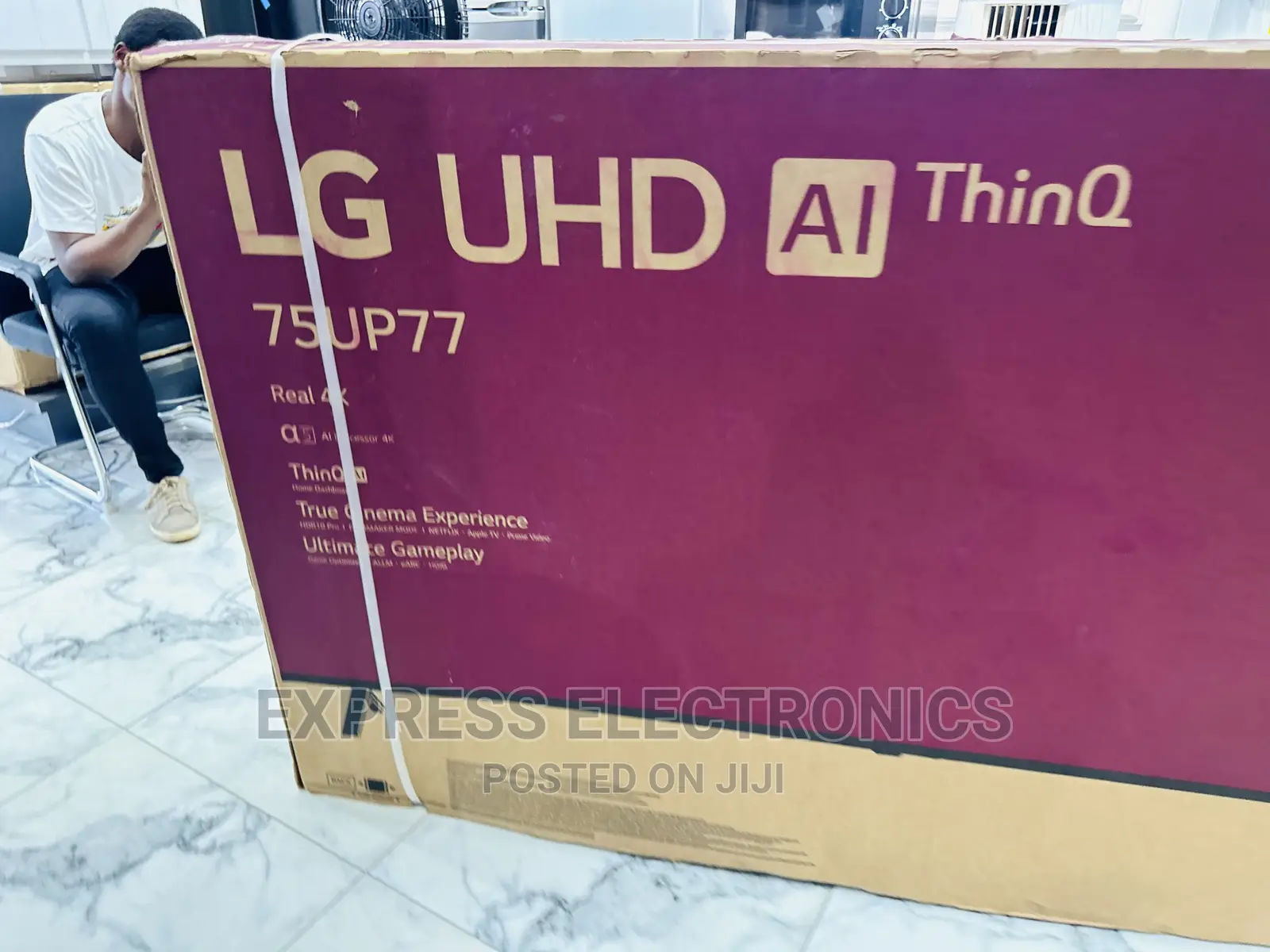 Edgeless Design UHD Smart Lg 75”UP7760 Tv 