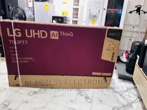 Slim Sleek UHD Smart Lg Glossy 75”Up7760 Tv