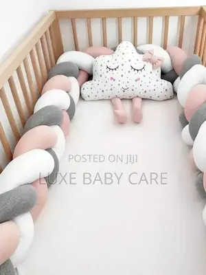 Baby Bumper, Bed Braid Knot Pillow Cushion Bumper