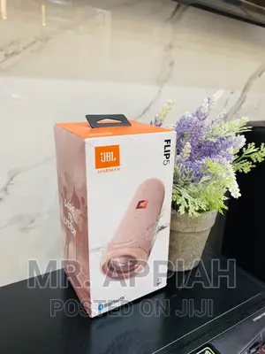 Enjoy Great Songs on JBL Flip 5 Portable Speaker(Pink).