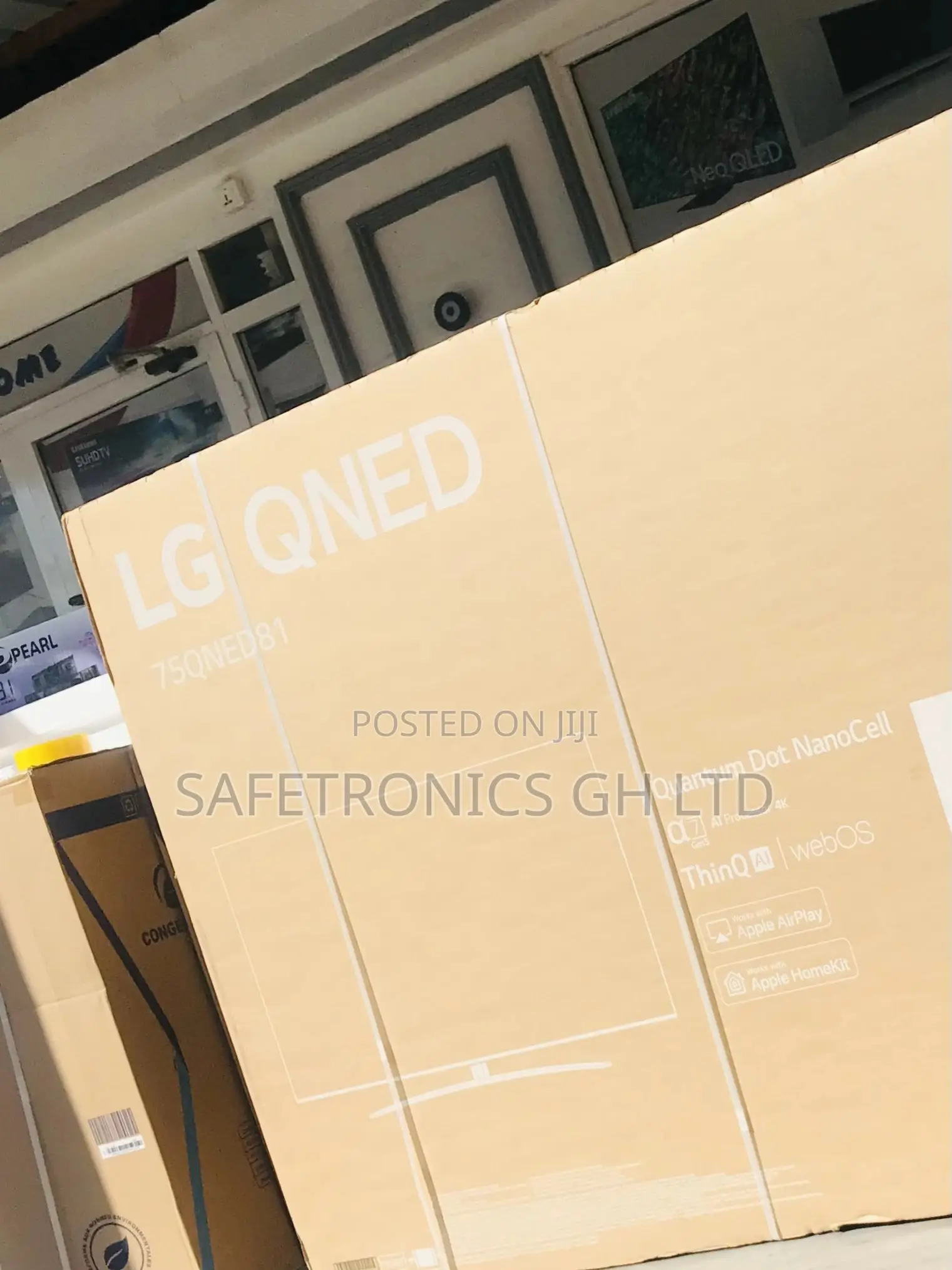 Glossy Qled QNED813 Lg Smart Slim UHD Ultra 75 Inches Tv 