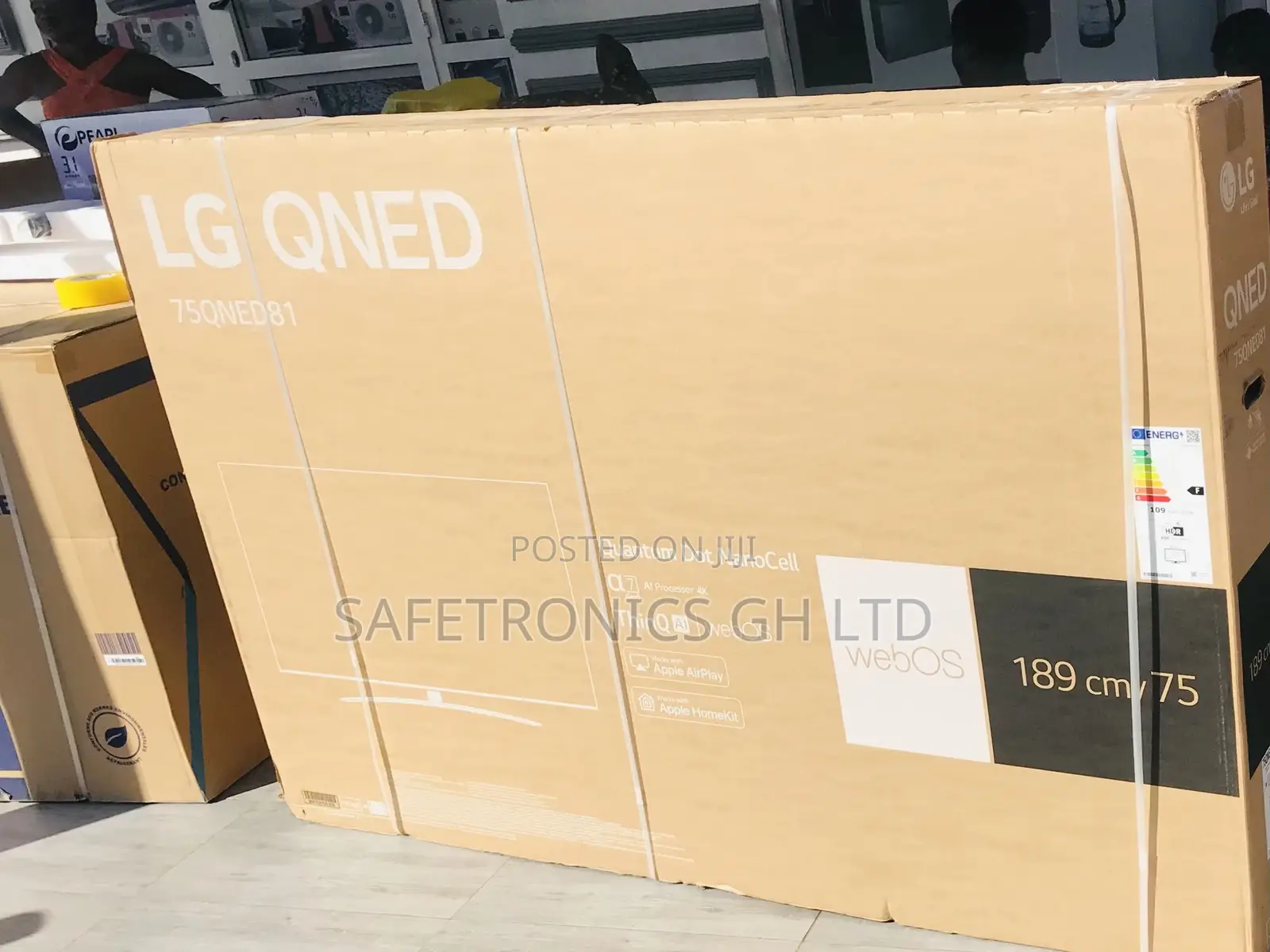 Glossy Qled QNED813 Lg Smart Slim UHD Ultra 75 Inches Tv 