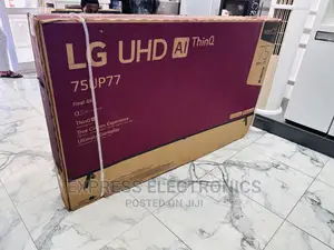 Crystal Clear Picture Quality Lg UHD Smart 75”Up7760