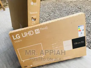 LG 55 Inch 55UQ81003 Uhd Real Tv(Black)