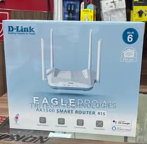D-link Wi-fi6 Ax1500 Smart Router R15 Eagle PRO Ai
