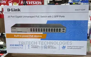 D-Link 24port Gigabit Unmanaged Poe Switch With 2sfp Port