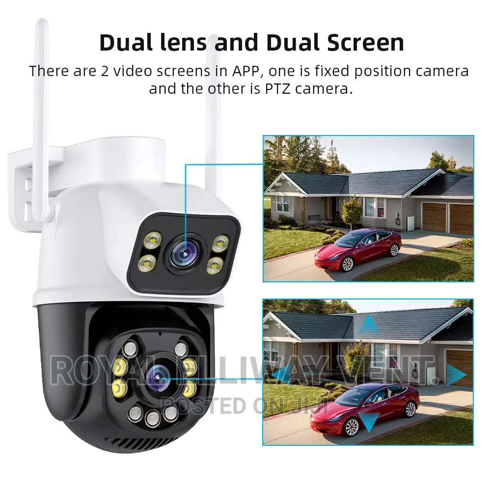 Icsee Surveillance Dual Lens PTZ Camera(6mp)