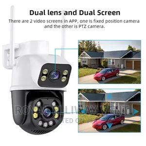 Icsee Surveillance Dual Lens PTZ Camera(6mp)