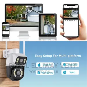Dual Lens Wireless PTZ Camera Icsee App